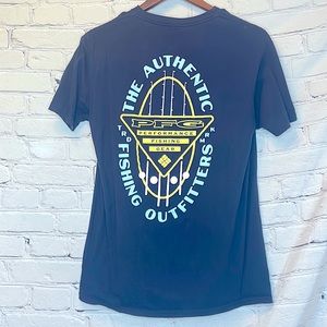 Columbia PFG Blue Short Sleeve T-Shirt Size Large Excellent Condition